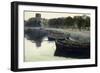 Boats at their Moorings-Victor Dupre-Framed Giclee Print
