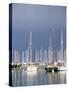 Boats at Town Quay, Lymington, Hampshire, England, United Kingdom-Jean Brooks-Stretched Canvas