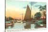 Boats, Bay Shore, Long Island, New York-null-Stretched Canvas