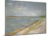 Boats Beached Ashore, 1887-Vincent van Gogh-Mounted Giclee Print