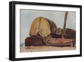 'Boats', c19th century-Peter De Wint-Framed Giclee Print