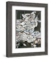 Boats Damaged by Hurricane Katrina-null-Framed Photographic Print