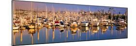 Boats Docked at San Diego,Ca Marina-null-Mounted Photographic Print