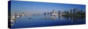 Boats Docked at the Harbor, Vancouver, British Columbia, Canada-null-Stretched Canvas