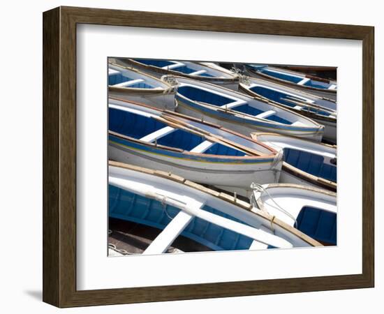 Boats for the Visit to the Famous Blue Grotto, Capri, Bay of Naples, Italy, Europe-Olivieri Oliviero-Framed Photographic Print