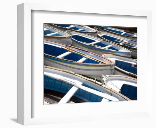 Boats for the Visit to the Famous Blue Grotto, Capri, Bay of Naples, Italy, Europe-Olivieri Oliviero-Framed Photographic Print