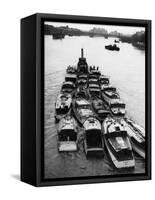 Boats from Dunkirk Evacuation-null-Framed Stretched Canvas
