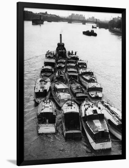 Boats from Dunkirk Evacuation-null-Framed Photographic Print