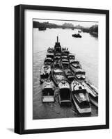 Boats from Dunkirk Evacuation-null-Framed Photographic Print