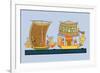 Boats from the Tomb of Ramses III at Thebes-J. Gardner Wilkinson-Framed Art Print