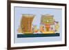 Boats from the Tomb of Ramses III at Thebes-J. Gardner Wilkinson-Framed Art Print