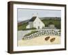 Boats, Gull and House-Sophie Harding-Framed Giclee Print