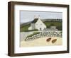 Boats, Gull and House-Sophie Harding-Framed Giclee Print