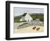 Boats, Gull and House-Sophie Harding-Framed Giclee Print