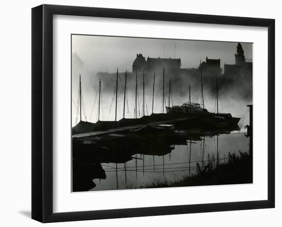 Boats, Harbor, Netherlands, 1960-Brett Weston-Framed Premium Photographic Print