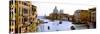 Boats in a Canal with a Church in the Background, Santa Maria Della Salute, Grand Canal, Venice,...-null-Stretched Canvas