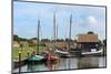 Boats in a Fishing Port at Zuiderzee Open Air Museum-Peter Richardson-Mounted Premium Photographic Print