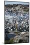 Boats in a harbour in West Greenland-Natalie Tepper-Mounted Photo