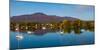 Boats in a lake, Lake Memphremagog, Magog, Quebec, Canada-null-Mounted Photographic Print