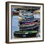 Boats in a line  2020  (photograph)-Ant Smith-Framed Photographic Print