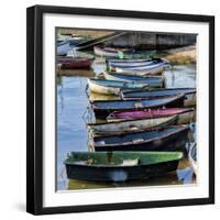 Boats in a line  2020  (photograph)-Ant Smith-Framed Photographic Print