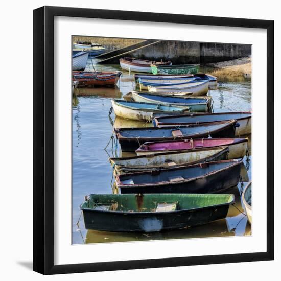 Boats in a line  2020  (photograph)-Ant Smith-Framed Photographic Print