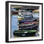 Boats in a line  2020  (photograph)-Ant Smith-Framed Photographic Print