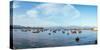 Boats in a river, Vinh Long, Nha Trangn, Khanh Hoa Province, Vietnam-null-Stretched Canvas