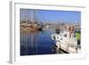 Boats in Bodrum Harbor, Anatolia, Turkey, Asia Minor, Eurasia-Richard Cummins-Framed Photographic Print