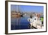 Boats in Bodrum Harbor, Anatolia, Turkey, Asia Minor, Eurasia-Richard Cummins-Framed Photographic Print