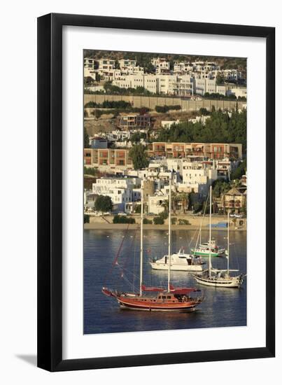 Boats in Bodrum, Turkey, Anatolia, Asia Minor, Eurasia-Richard-Framed Photographic Print