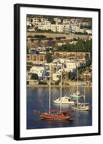 Boats in Bodrum, Turkey, Anatolia, Asia Minor, Eurasia-Richard-Framed Photographic Print