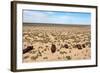 Boats in Desert around Moynaq, Muynak or Moynoq - Aral Sea or Aral Lake - Uzbekistan - Asia-Daniel Prudek-Framed Photographic Print