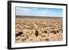 Boats in Desert around Moynaq, Muynak or Moynoq - Aral Sea or Aral Lake - Uzbekistan - Asia-Daniel Prudek-Framed Photographic Print