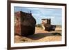 Boats in Desert around Moynaq, Muynak or Moynoq - Aral Sea or Aral Lake - Uzbekistan - Asia-Daniel Prudek-Framed Photographic Print