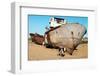 Boats in Desert around Moynaq, Muynak or Moynoq - Aral Sea or Aral Lake - Uzbekistan - Asia-Daniel Prudek-Framed Photographic Print