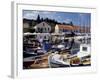 Boats in Fiscardo Harbour, Cephalonia (Kefallinia), Ionian Islands, Greece-Jonathan Hodson-Framed Photographic Print