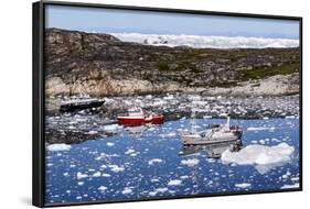 Boats in Greenland-Françoise Gaujour-Framed Photographic Print