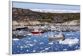 Boats in Greenland-Françoise Gaujour-Framed Photographic Print