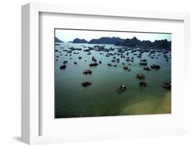 Boats in Ha-Long Bay, UNESCO World Heritage Site, Vietnam, Indochina, Southeast Asia, Asia-Godong-Framed Photographic Print