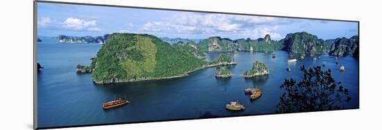 Boats in Halong Bay, Gulf of Tonkin, Vietnam-null-Mounted Photographic Print