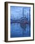 Boats in Harbor at Twilight, Southeast Alaska, USA-Nancy Rotenberg-Framed Photographic Print