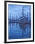 Boats in Harbor at Twilight, Southeast Alaska, USA-Nancy Rotenberg-Framed Photographic Print