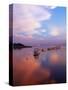 Boats in Harbor, Evening Light, Chatham, Massachusetts, USA-Walter Bibikow-Stretched Canvas