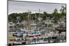 Boats in harbor in Camden, Maine, USA-Chuck Haney-Mounted Photographic Print