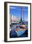 Boats in Harbor, Meze, Herault, Languedoc Roussillon Region, France, Europe-Guy Thouvenin-Framed Photographic Print