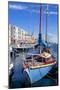 Boats in Harbor, Meze, Herault, Languedoc Roussillon Region, France, Europe-Guy Thouvenin-Mounted Photographic Print