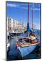 Boats in Harbor, Meze, Herault, Languedoc Roussillon Region, France, Europe-Guy Thouvenin-Mounted Photographic Print