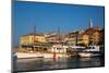 Boats in Harbor, Old Town, Rovinj, Croatia, Europe-Richard Maschmeyer-Mounted Photographic Print