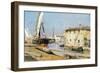 Boats in Harbor-Federico Andreotti-Framed Giclee Print
